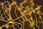 Wallity World Map Compass Led - Gold